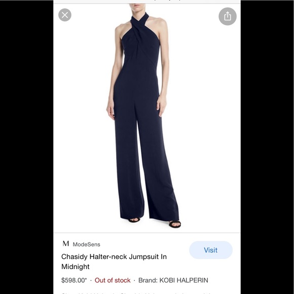 Kobi Halperin Chasidy Halter-neck Romper/Jumpsuit - Picture 3 of 5